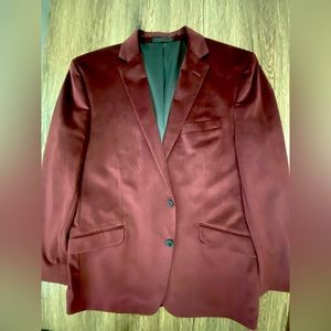 Kenneth Cole Reaction velvet style blazer 44R